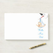 ストルおもしろいクのベビーと運の付箋 ポストイット (デスク)