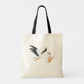 ストルク運が自撮りベビー トートバッグ (裏面)