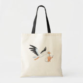 ストルク運が自撮りベビー トートバッグ (正面)