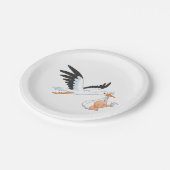 ストルク運が自撮りベビー ペーパープレート (アングル)