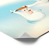 ストルク運の新しい生まれベビー ポスター (角)