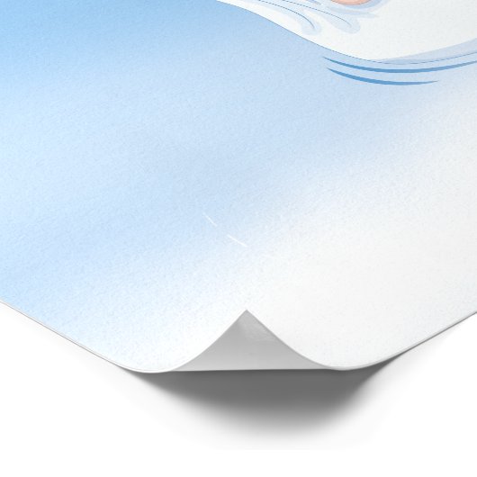 ストルク運の新しい生まれベビー ポスター (角)