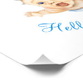 ストルク運ズベビー – 漫画スケッチスウィートおもしろい フォトプリント            (角)