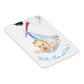 ストルク運ズベビー – 漫画スケッチスウィートおもしろい マグネット (右側)