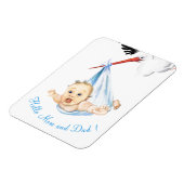 ストルク運ズベビー – 漫画スケッチスウィートおもしろい マグネット (左側)