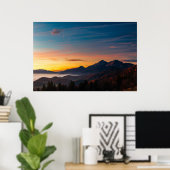 ストルジチ山の上の魔法の空 ポスター (ホームオフィス)