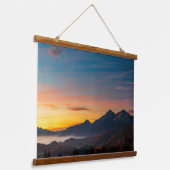 ストルジチ山の上の魔法の空 吊り下げ型タペストリー (傾斜あり)