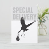 ストルモダンクおもしろいニュートラルベビーシャワー招待状 (スタンド正面)