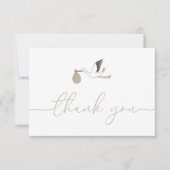 ストルモダンクミニマルベイビーシャワー サンキューカード (正面)