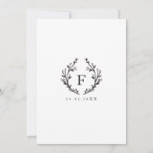 ストルモダンク華美エレガントベイビーシャワー招待状 招待状 (裏面)