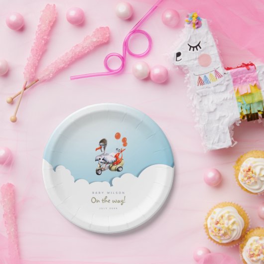 ストルユーモアのあるクオンスクーター男女兼用パーティー ペーパープレート (パーティー)