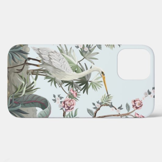 ストル縁どクと牡丹を持つ中国のスタイルの中で Case-Mate iPhoneケース (裏面 (横))