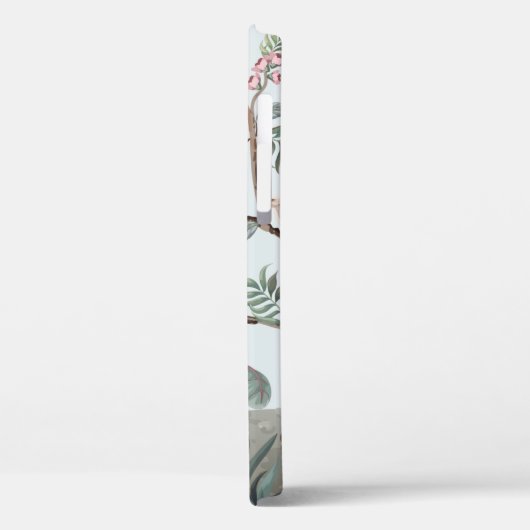 ストル縁どクと牡丹を持つ中国のスタイルの中で Case-Mate iPhoneケース (裏面 / 左)