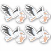 ストル運クのベビーが最初の自撮りセットを4にする シール (正面)