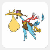 ストル飛んでいるク スクエアシール (正面)