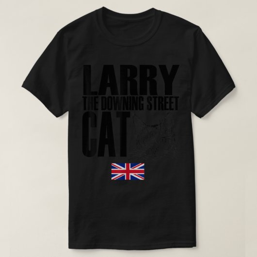 ストレカストルラリーザダウニング通りキャットUK Tシャツ (デザイン正面)