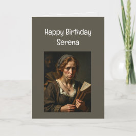 ストレスおもしろいトワンの忙し名前をカスタムする誕生日 カード