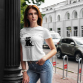 ストレスおもしろい犬 Tシャツ