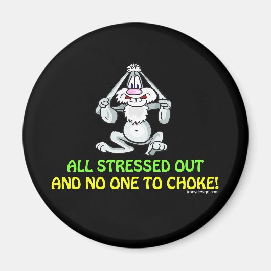 ストレスがたまる マグネット (正面)