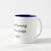 ストレスが始めるよいMorningLet ツートーンマグカップ (正面右)