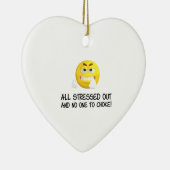 ストレスが溜まる セラミックオーナメント (右)