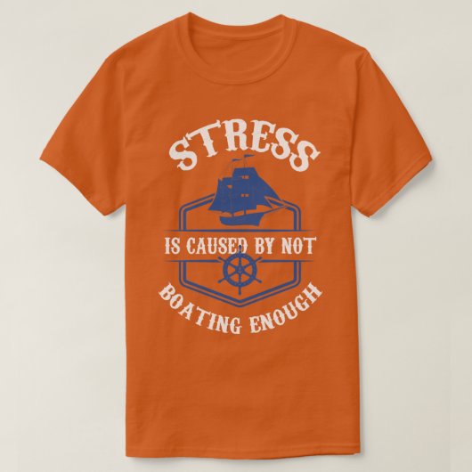 ストレスが足りないために起こる Tシャツ (デザイン正面)
