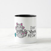 ストレスしないで MEOW-T マグカップ (中央)