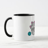 ストレスしないで MEOW-T マグカップ (左)