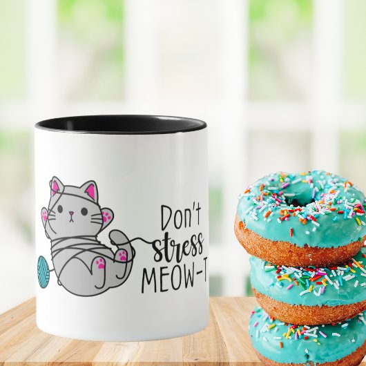 ストレスしないで MEOW-T マグカップ