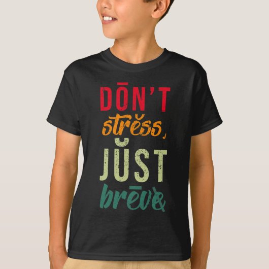 ストレスしないBleve Dyslexia認識度Dyslexi Tシャツ (正面)