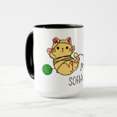 ストレスしないMEOW-T Mug マグカップ (正面左)