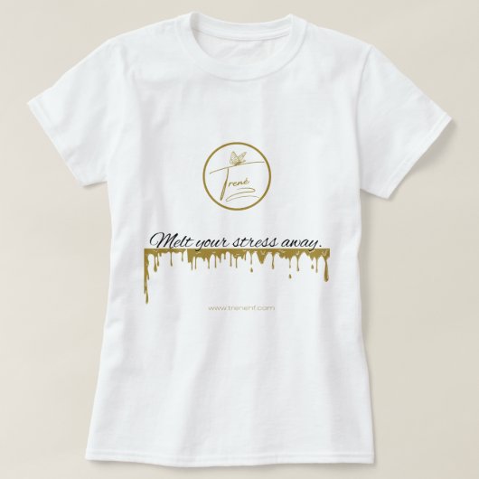 ストレスのシャツを溶遠くにかす Tシャツ (デザイン正面)