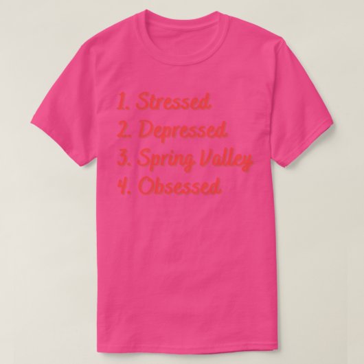 ストレスの低い春バレー取り付け Tシャツ (デザイン正面)