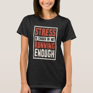 ストレスの原因ランニングはランナーの不足と Tシャツ