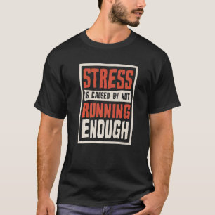 ストレスの原因ランニングはランナーの不足と Tシャツ
