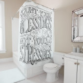 ストレスの恵みを考慮しない シャワーカーテン (インサイチュ)