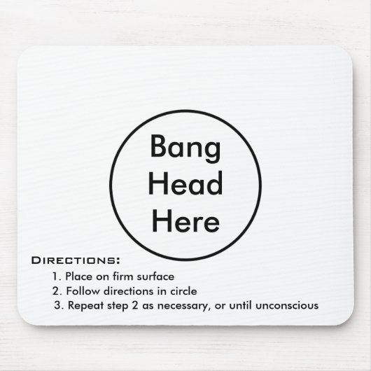 ストレスの救済者 マウスパッド (正面)