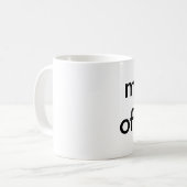 ストレスの私のコップ コーヒーマグカップ (正面左)