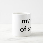ストレスの私のコップ コーヒーマグカップ (中央)