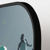 ストレスの解放 – Pickleball Energy ピックルボールラケット (左詳細)