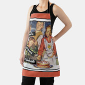 ストレスはデザートのスペルは逆ヴィンテージ エプロン (インサイチュ)