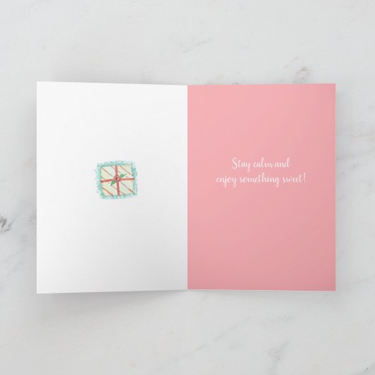 ストレスはデザートを後方にスペル落ち着いて カード (内部)