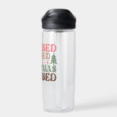 ストレスを受けて、賛美クリスマスに取り憑かれる ウォーターボトル (背面)