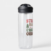 ストレスを受けて、賛美クリスマスに取り憑かれる ウォーターボトル (正面)