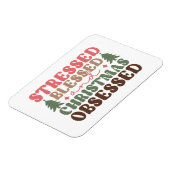 ストレスを受けて、賛美クリスマスに取り憑かれる マグネット (左側)