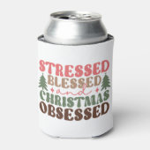 ストレスを受けて、賛美クリスマスに取り憑かれる 缶クーラー (缶正面)