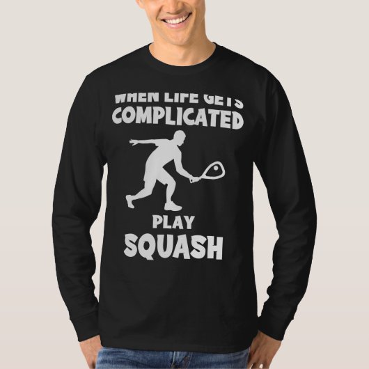 ストレスを押し潰す:人生が複雑になると、私はS Tシャツ (正面)