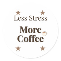 ストレスを減らしてコーヒーをもっと | コーヒー好きな人向けデザイン