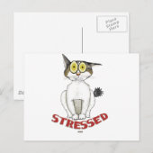 ストレスを発散させるルーシー ポストカード (正面/裏面)