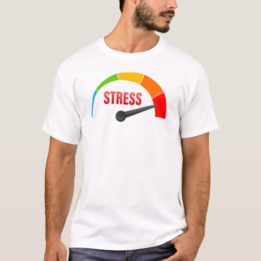 ストレスシャツ – ガスゲージの忍耐 Tシャツ (正面)
